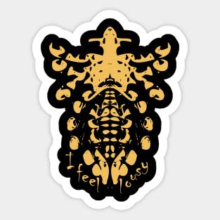 Golden Louse aka, I Feel Lousy Sticker